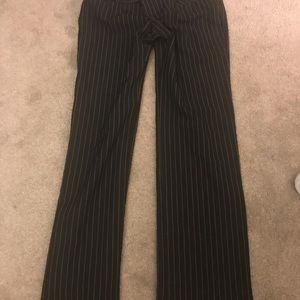 Black and white professional looking trouser pants